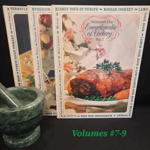 Vintage Woman's Day Encyclopedia of Cookery Volumes #7-9 ~ 1966 - Picture 1 of 12